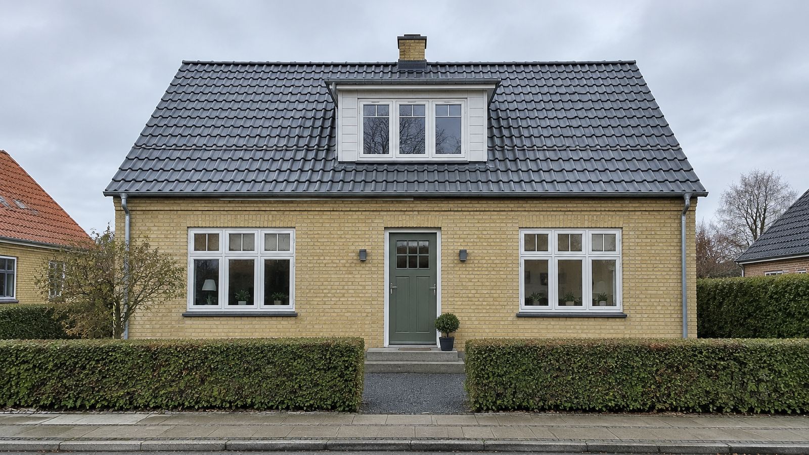 Dansk parcelhus under gennemgribende renovering